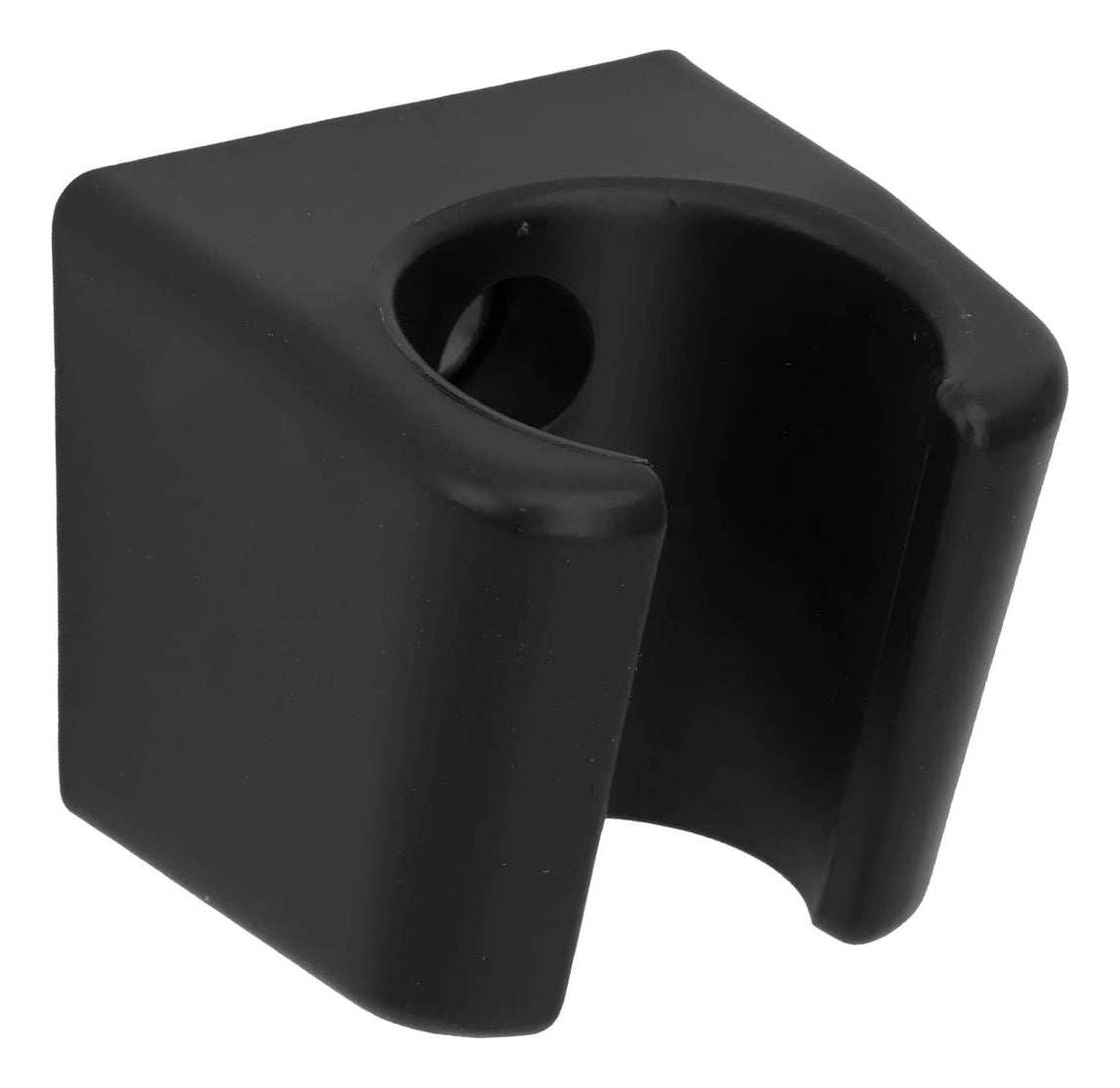 Teleducha Negra Con Soporte Pared Registro Agua Fria