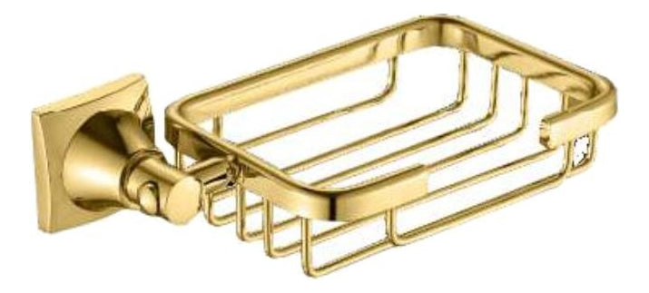 Accesorios Baño Metálico X6 Piezas Referencia Spazio Dorado