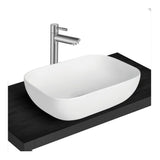 Kit Lavamanos Blanco Coal 45 X 34-griferia Agua Fria-desague