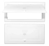 Tapa Registro Plástico Blanco De Int 30 X 15 Alta Calidad
