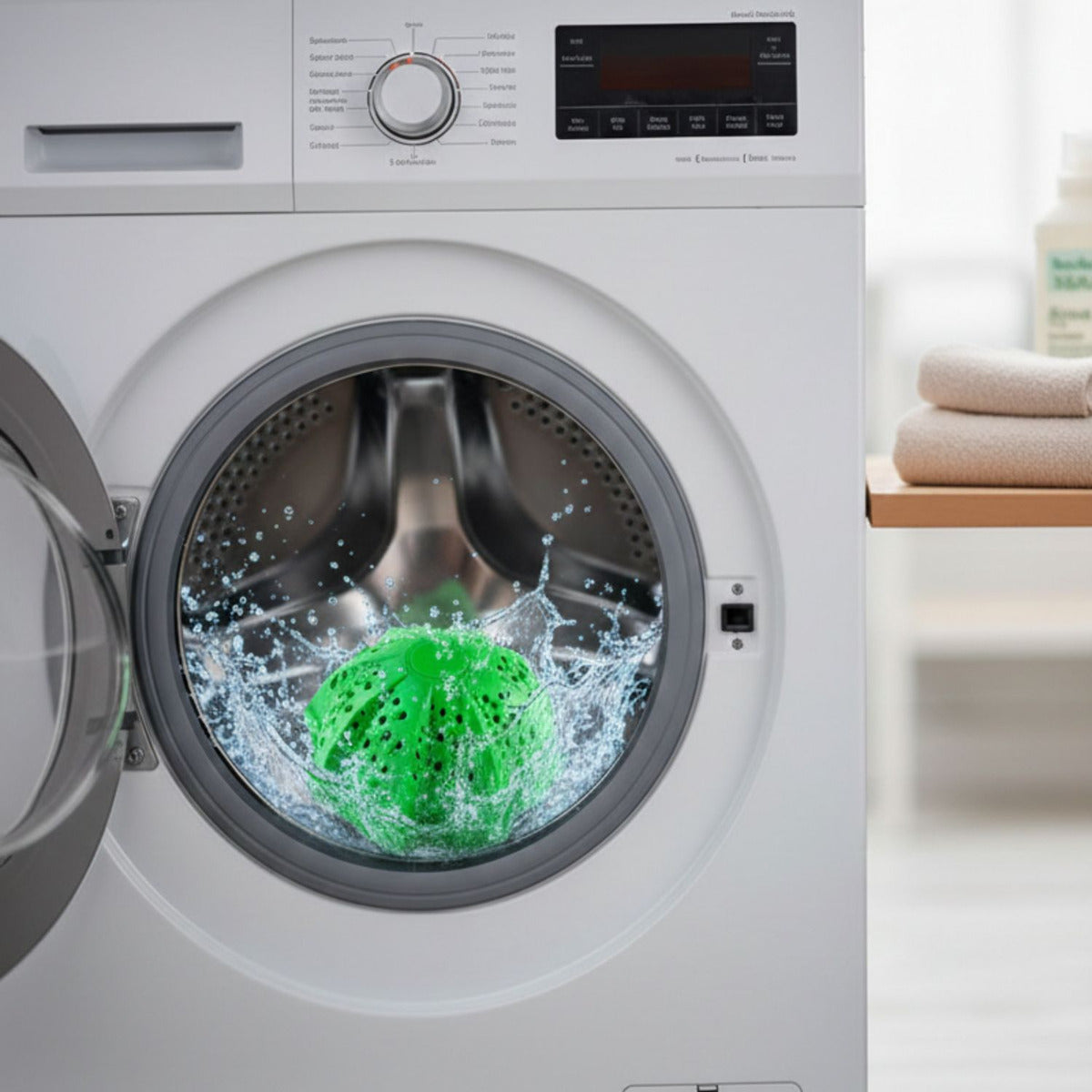 Bola Ecológica Para Lavadora Reutilizable Verde 1000 Usos