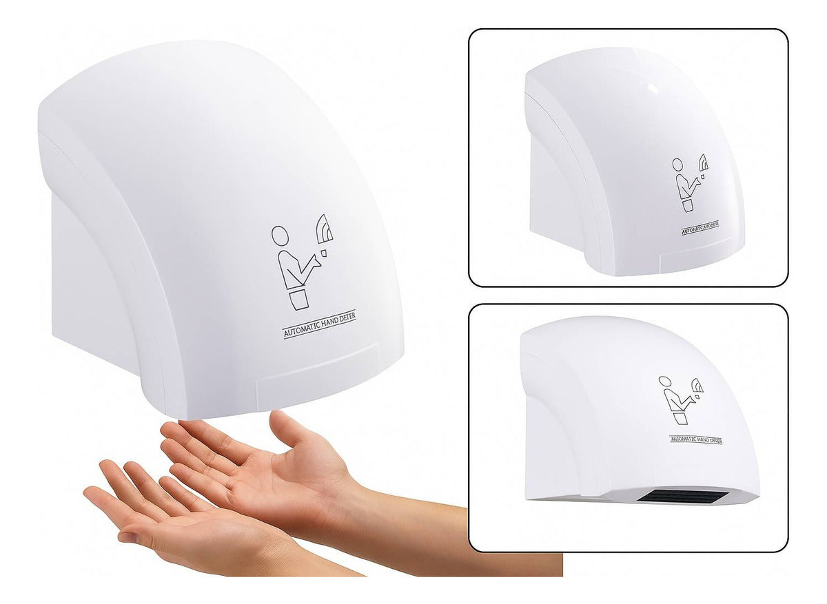 Secador De Manos Sensor Automático Blanco 110v Institucional
