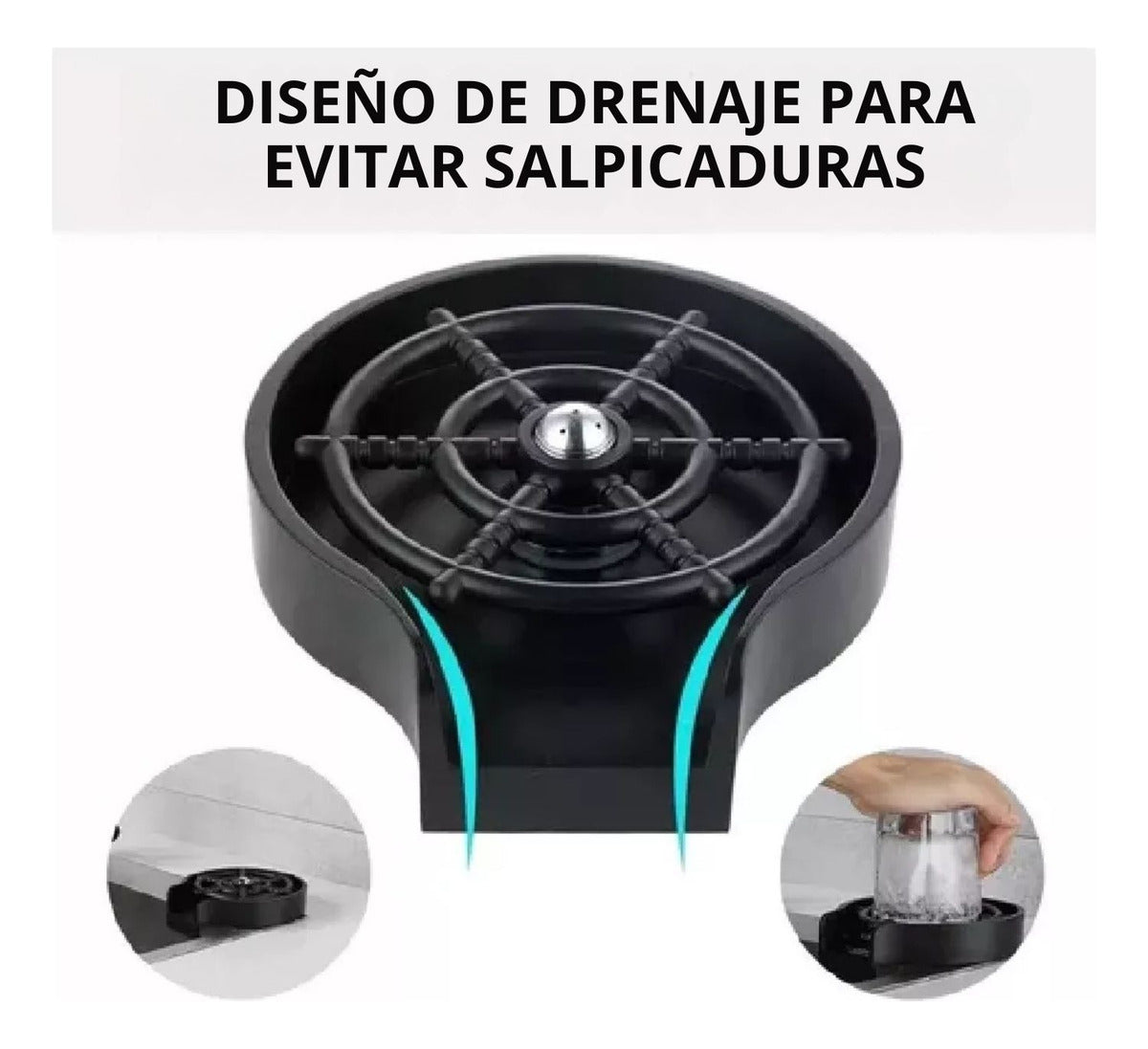 Lava Vasos en Acero Inoxidable SUS304 Universal - Alta Calidad