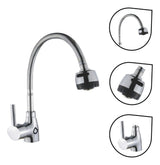 Grifer¡a Lavaplatos Cuello Flexible Cromada Original Pamo