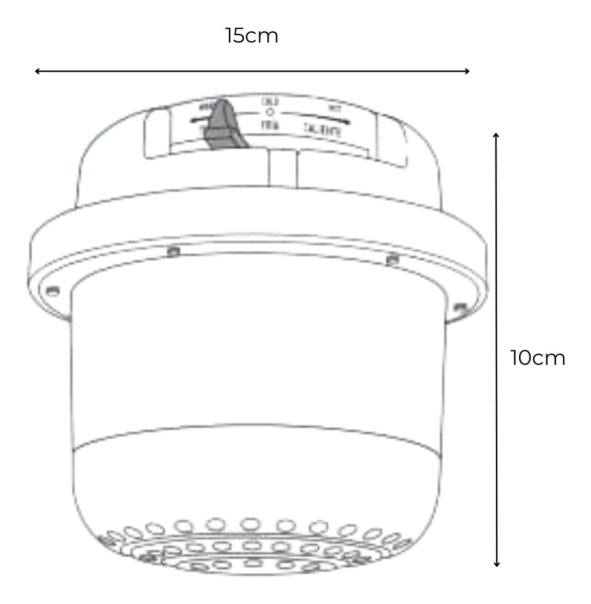 Ducha El‚ctrica 120v (110v) Blanca S M Fusi¢n