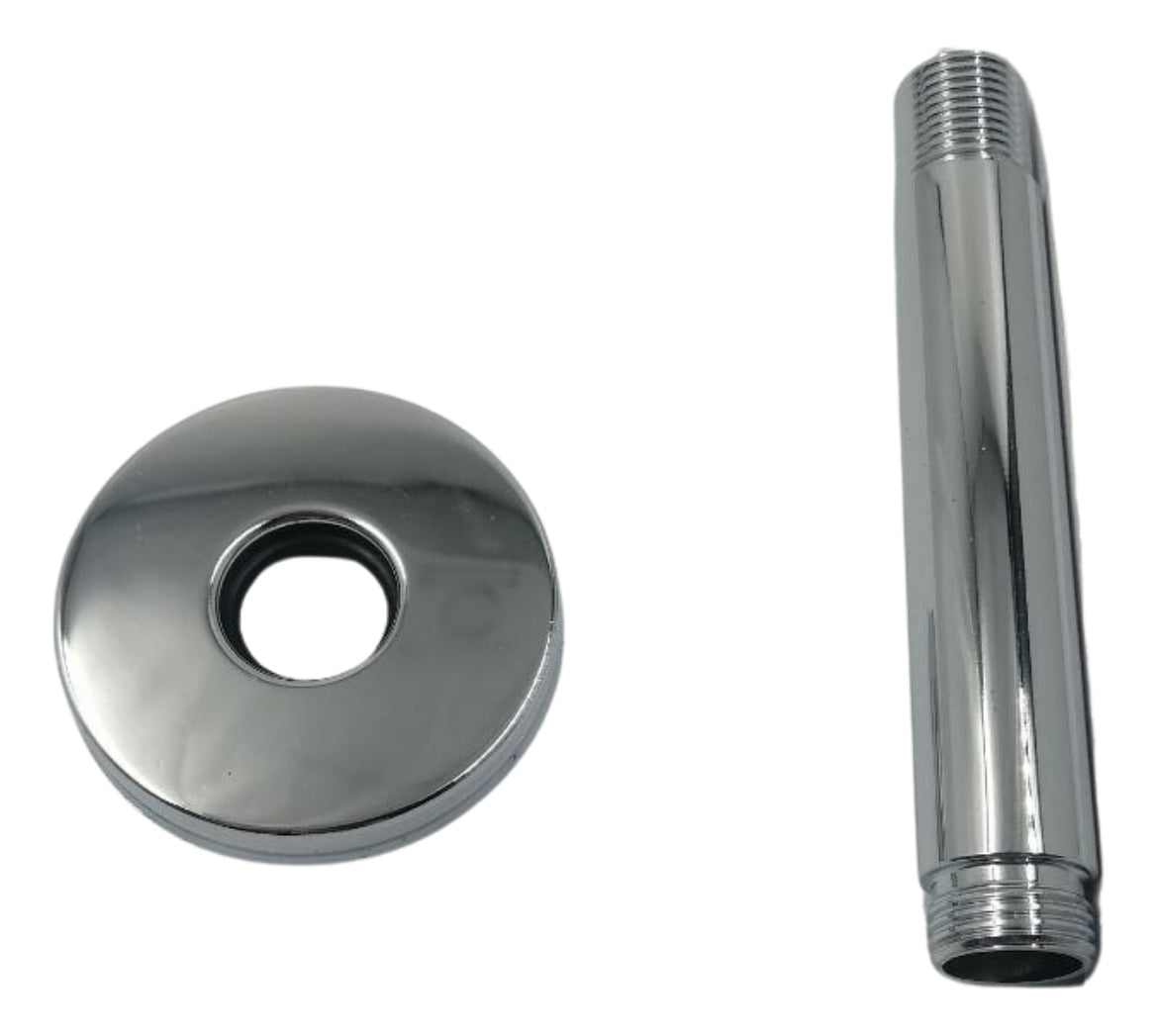 Tubo Techo Metálico Regadera 10cm Redondo