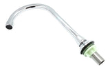 Kit Válvula Pedal + Llave + Acoples Lavamanos Manos Libres Color Plateado