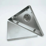 Desague Piso Triangular Acero Inoxidable Antiodor 15x15