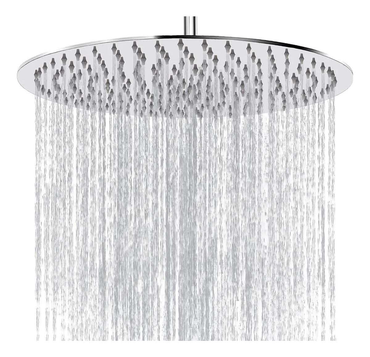 Regadera Acero Ultraplana 20 cms Redonda Alta Calidad Sin Tubo