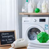 Bola Ecológica Para Lavadora Reutilizable Verde 1000 Usos
