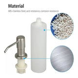 Dispensador De Jab¢n Para Cocina Met lico Con Cuerpo En Abs