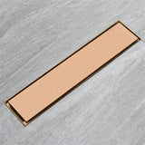 Rejilla Acero 60Cm Panel Oculto Oro Rosa Opaco Antiolor
