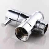 Practico Desviador De Bronce Tipo Registro Ducha Metalico