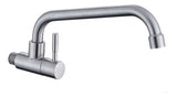 Llave Lavaplatos Pared Agua Fría Acero Inox 304
