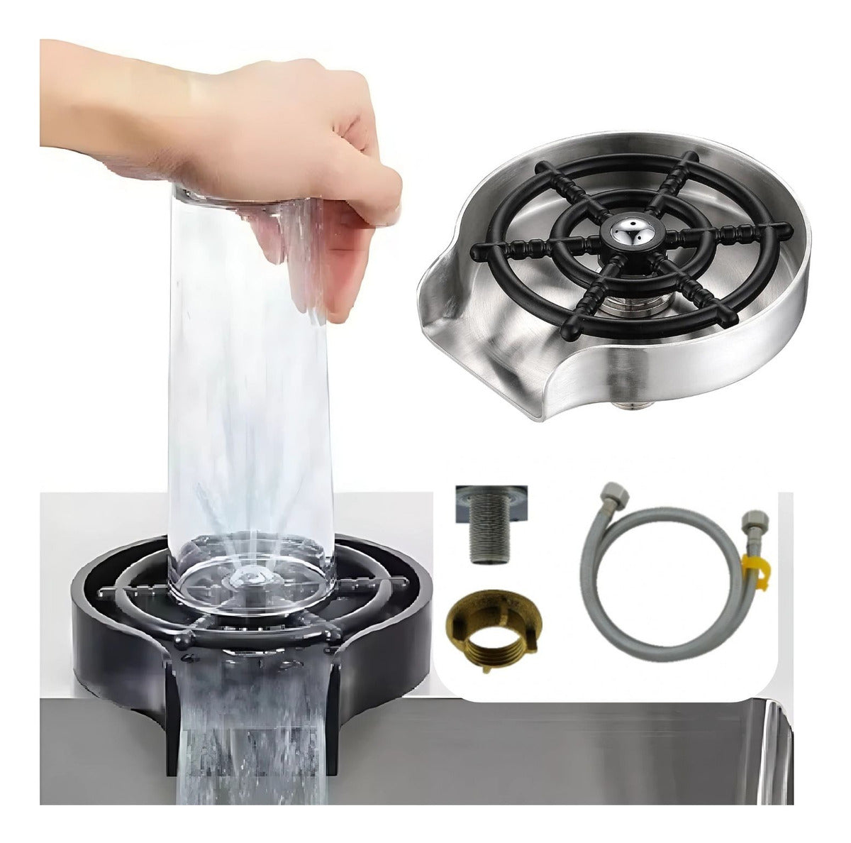 Lava Vasos en Acero Inoxidable SUS304 Universal - Alta Calidad