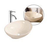 Lavamanos Beige Canoa Porcelana-tames