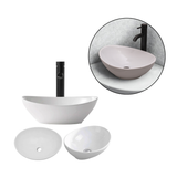 Lavamanos Blanco Canoa Porcelana