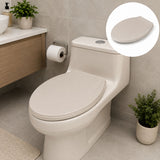 Asiento Sanitario Eco Beige Hueso con Anclaje Ajustable