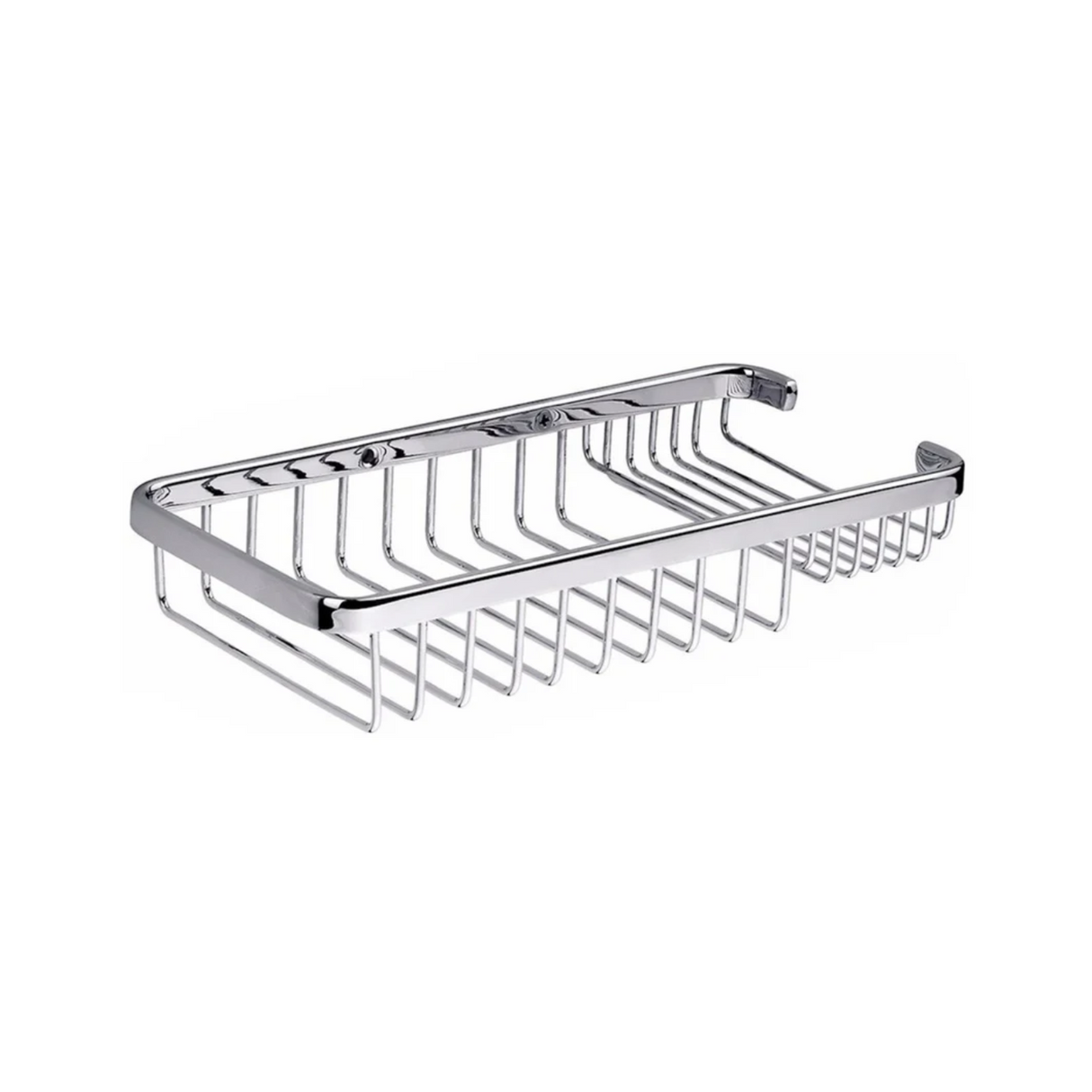 Jabonera Para Baño Canastilla Dos Puestos Cromada
