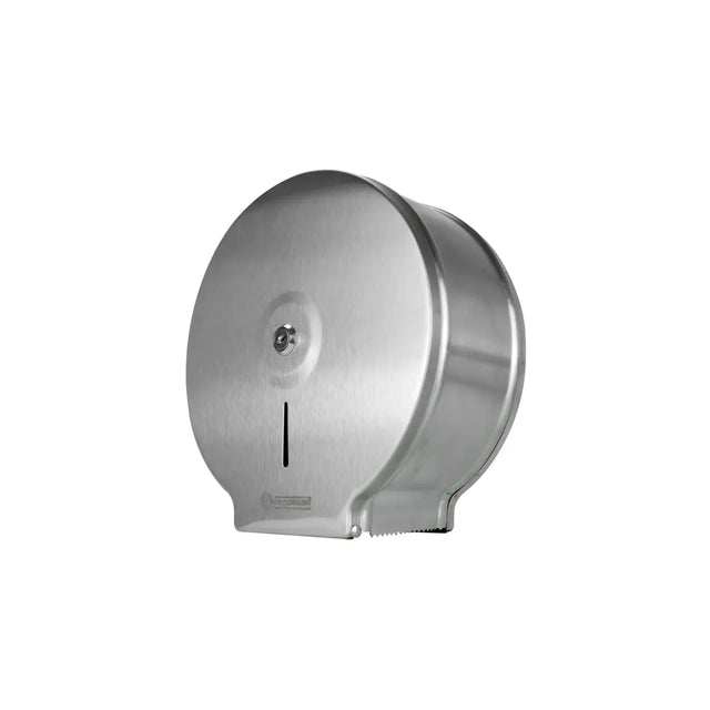 Dispensador circular de papel higiénico en acero satinado