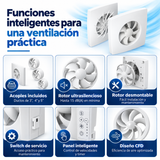 Funciones inteligentes del extractor Emax Plus 2V