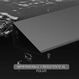 Repisa Moderna Rectangular Negra Aluminio 28 cm - Incluye Accesorios de Instalación