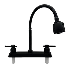 Mezclador Onyx De 8 Pulgadas En ABS Con Cuello Flexible Negro
