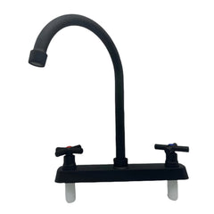 Mezclador Para Cocina Negro De 8 Pulgadas Y Cuello Curvo