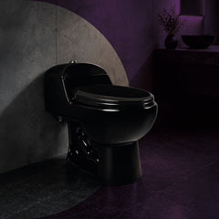 Sanitario One Piece Negro Brillante 67 × 40 × 60 Cm