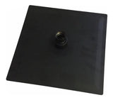 Regadera Cuadrada inoxidable de Lujo 15*15 Negro