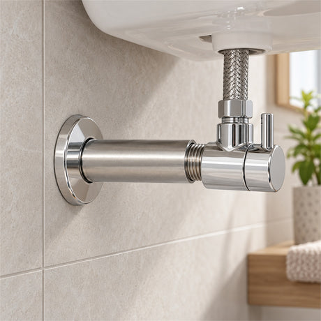 Extensión Metálica Roscada Para Instalación Hidráulica 4 Cm