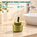 Cartucho cerámico para mantenimiento de grifería de cascada, diámetro de 35 mm