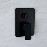 Monocontrol Ducha Negro Mate con Salida a Tina | Mezclador Moderno para BañoMonocontrol Ducha Negro Mate con Salida a Tina | Mezclador Moderno para Baño