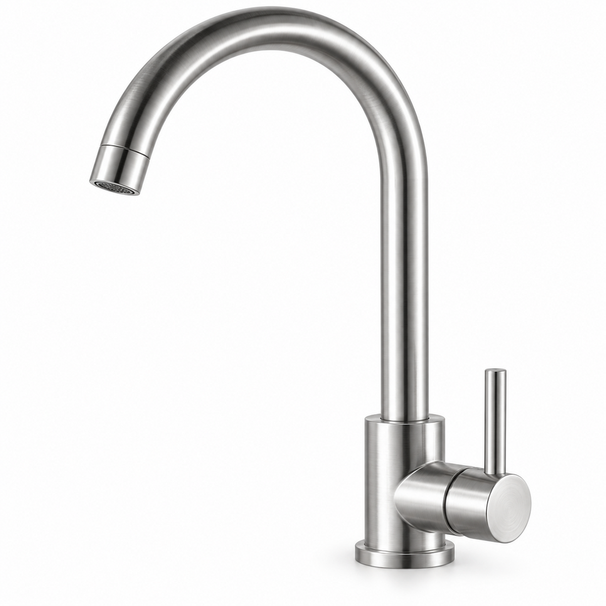 Producto de Grifería Monocontrol Para Lavaplatos Cuello Cisne Acero 304