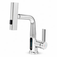 Grifería Lavaplatos Cascada con Control Digital Cromada