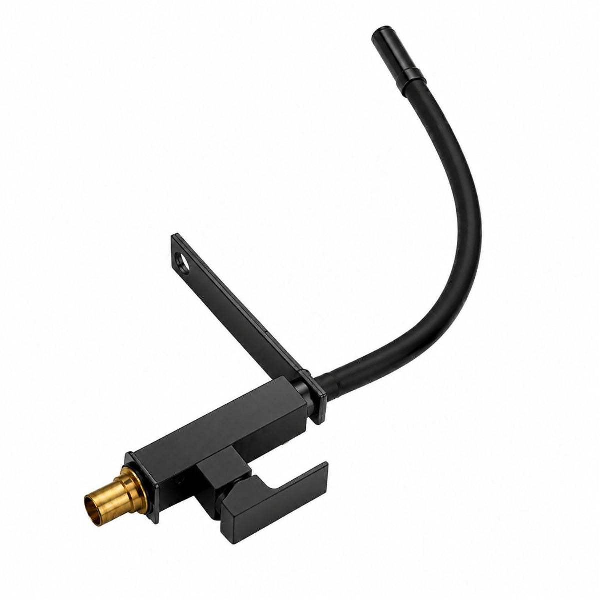 Grifería Lavaplatos Monocontrol Negra Mate Flexible | Cuello en Teflón y Cuerpo Metálico Premium Elegant Negro