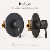 Contenido del paquete: mezclador empotrable completo