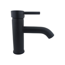 Grifo Monocontrol Lavamanos  Bajo Cuello Cuervo Negro