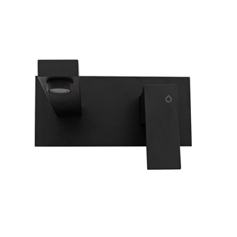 Grifería de Baño de Pared Monocontrol Drito Black 21x23