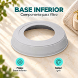 Base Inferior Gris para Filtro — características