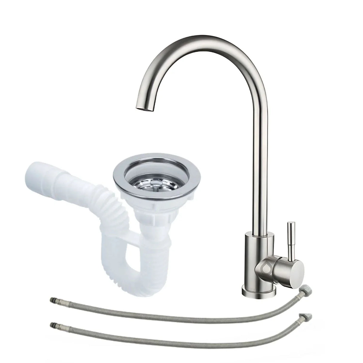 Kit Grifería Lavaplatos Monocontrol -Desagues