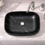 Lavamanos Rectangular Negro Mate 45,5x32,5x13,5
