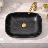 Lavamanos Rectangular Negro Mate 45,5x32,5x13,5