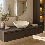 Lavamanos Sobreponer Grecia 40 X 32,5 X 14 Cm en ambiente de baño
