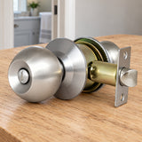 Pomo De Baño En Acero Backset 60 mm — ambientacion cercana