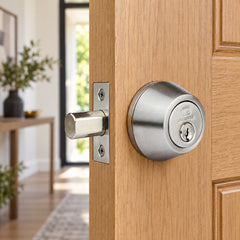 Cerrojo De Seguridad Llave-Llave Cromado Para Puerta