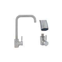 Grifería Monocontrol Bremen Cuello Recto Satinado