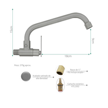 Llave Pared Tipo S Malta