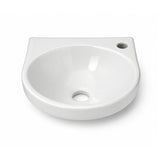 Kit Lavamanos Colgar Blanco 29x29 cm + Llave Cromada Palanca + Desagüe Push Sifón Flexible Completo Baño