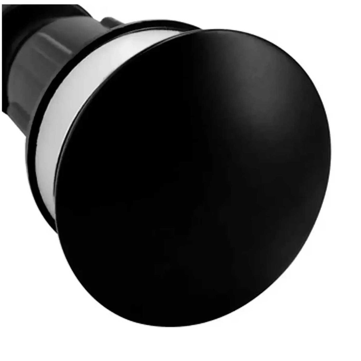 Kit Lavamanos Vessel Alpha Negro y Plateado 36x36 cm + Grifería Alta Negra Tokio + Sifón Push Integrado Premium | Combo Moderno para Baño